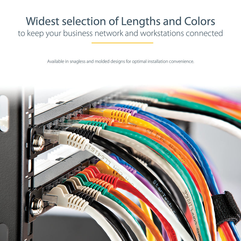  [AUSTRALIA] - StarTech.com 50ft CAT6 Ethernet Cable - Blue CAT 6 Gigabit Ethernet Wire -650MHz 100W PoE++ RJ45 UTP Category 6 Network/Patch Cord Snagless w/Strain Relief Fluke Tested UL/TIA Certified (N6PATCH50BL)
