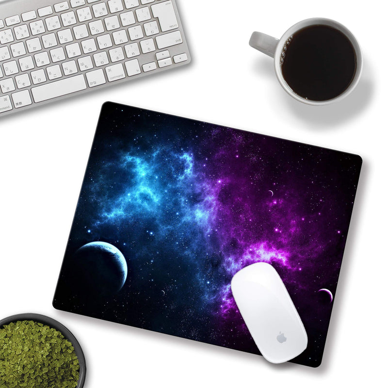 Shalysong Mouse pad Small Computer Mouse pad with Personalized Galaxy Design Office Non-Slip Rubber Mousepad - LeoForward Australia