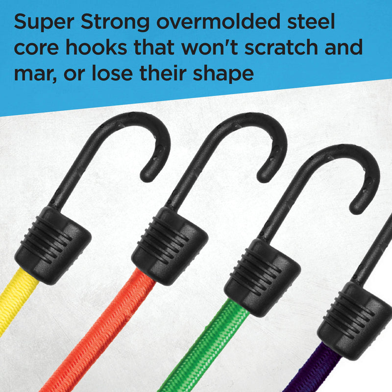  [AUSTRALIA] - SmartStraps 117 10-Pack Assorted Colors bungee cords