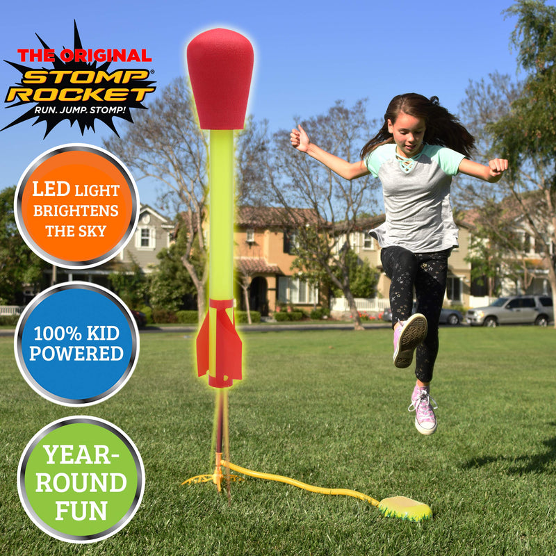 The Original Stomp Rocket Ultra Rocket LED Refill Pack, 2 Rockets for Rocket Launcher- Outdoor Rocket Toy Gift for Boys and Girls - Ages 6 Years and Up Rocket Refills - LeoForward Australia
