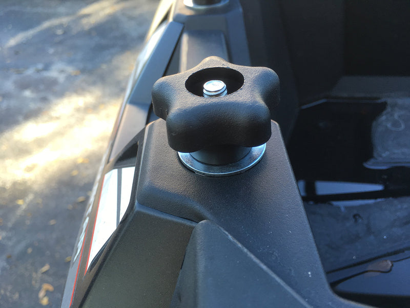  [AUSTRALIA] - GripPRO ATV Anchors to Fit Polaris Lock & Ride Knob Tie Down Anchor Kit - Set of 4 KNOB Anchors Fits RZR, Sportsman Ace ATV's