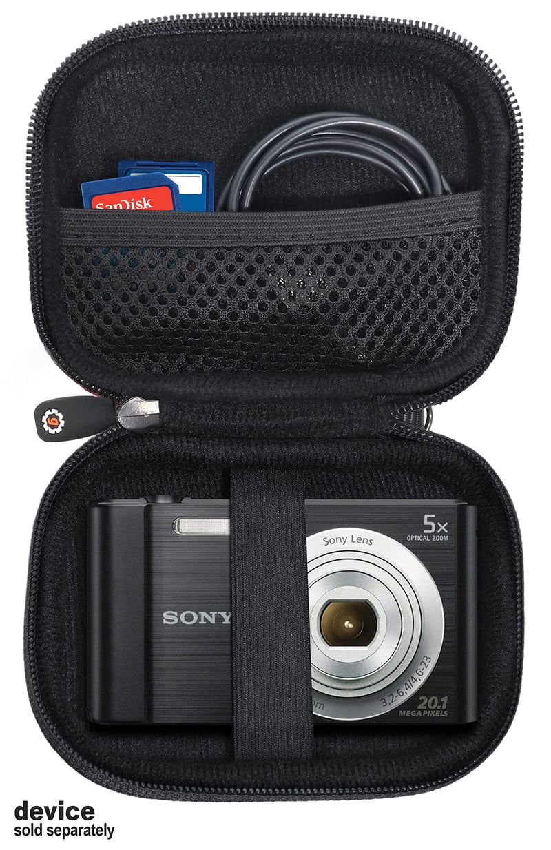  [AUSTRALIA] - Digital Camera Case for Sony W800/S, DSCW830; Canon PowerShot ELPH180, ELPH 190, ELPH 350 HS, ELPH 310 HS, ELPH 360; Kodak PIXPRO Friendly Zoom FZ43, FZ53-BL; Nikon COOLPIX L32 (Red) Red