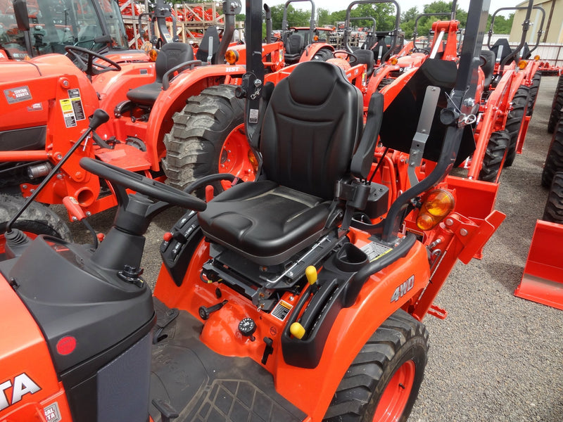  [AUSTRALIA] - Durafit Seat Covers, KU06 MC2 Seat Covers for Tractor BX 2370 in Orange Camo