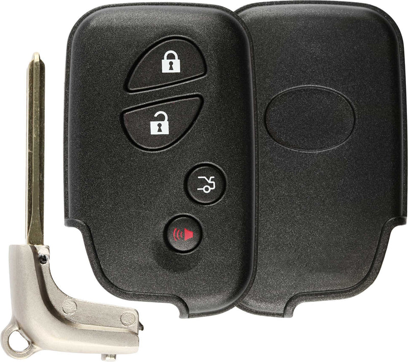  [AUSTRALIA] - KeylessOption Keyless Entry Remote Key Fob Car Smart Key Shell Case Button Cover Replacement