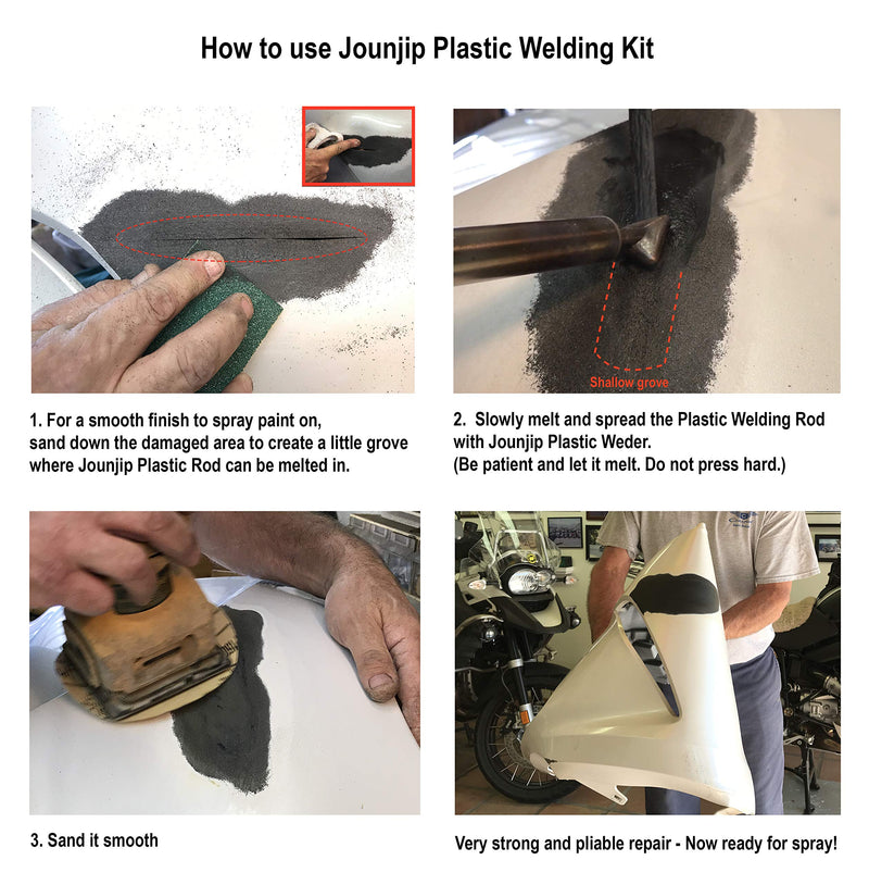  [AUSTRALIA] - 2pc Jounjip Replacement Tips for Jounjip or Gino Brand 80 Watt Plastic Welding Kits - 1/4"-28 Thread