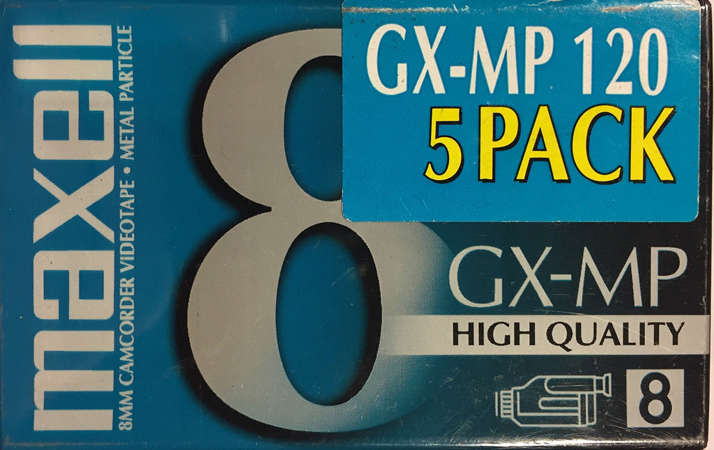 [AUSTRALIA] - Maxell GX-MP 8mm 120 Minute Camcorder Videotapes (5-pack)