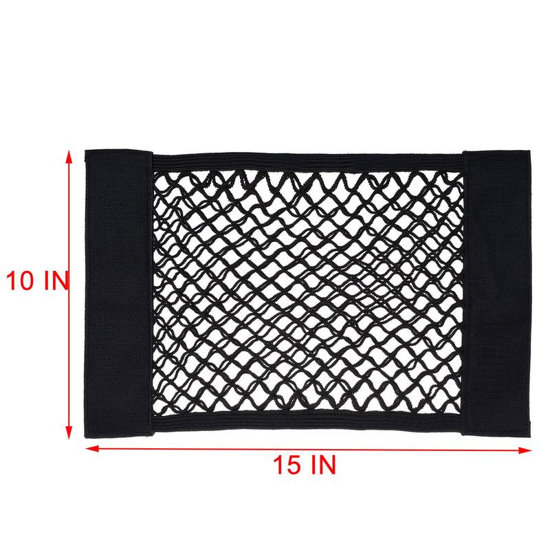  [AUSTRALIA] - Cosmos Universal Mesh Cargo Net Wall Sticker Organizer Pouch Bag Storage Mesh Net for Car Trunk, Pack of 2