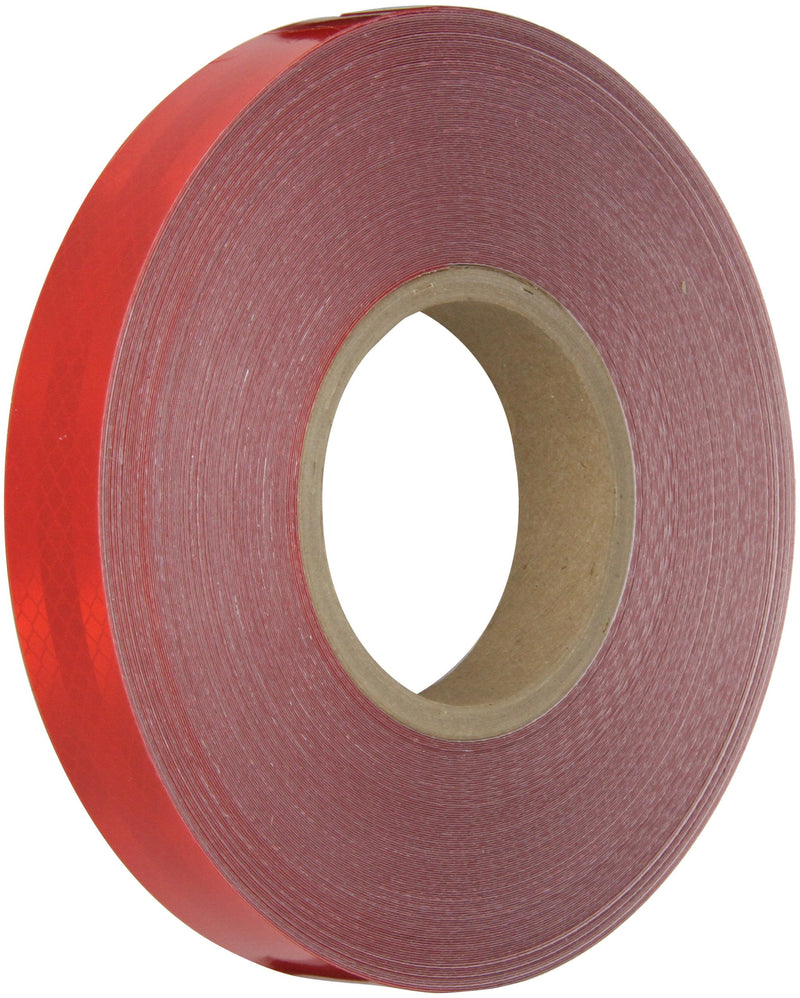  [AUSTRALIA] - 3M 3432 Red Micro Prismatic Sheeting Reflective Tape – 1 in. X 150 ft. Non Metalized Adhesive Tape Roll. Safety Tape
