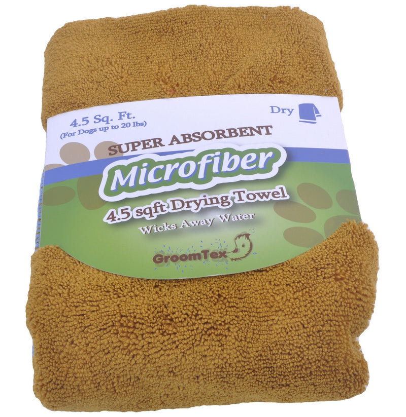  [AUSTRALIA] - GroomTex Pet Microfiber Drying Towel 4.5 SqFt.