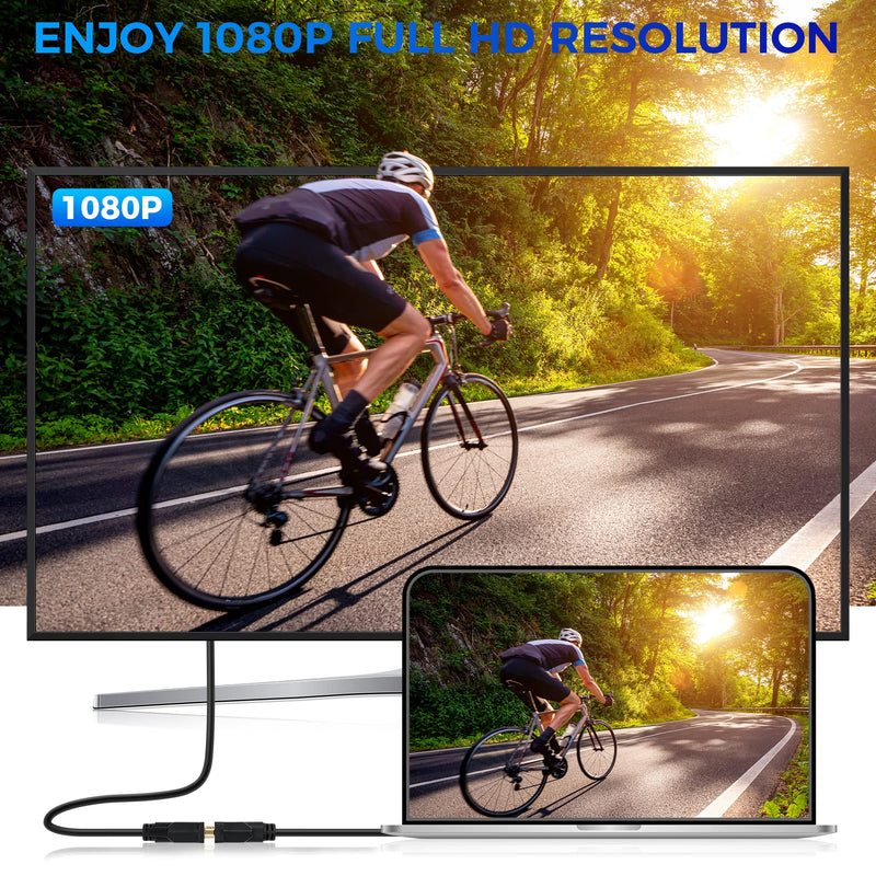  [AUSTRALIA] - Togconn HDMI Male to DVI Female Adapter (2 Pack)，Bi-Directional DVI Female to HDMI Male Connector, Support 1080P Full HD Compatible for Roku, Xbox One, PS5，PS4，Blue-ray DVD, A/V Receivers-0.6ft HDMI（Male）to DVI(Female)