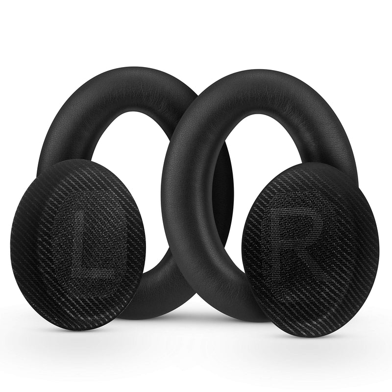  [AUSTRALIA] - Replacement Earpads for Bose QC35 & QC35ii, Premium Leather Memory Foam Ear Pads for QuietComfort 35, Soft & Long Lasting by Brainwavz (Black)