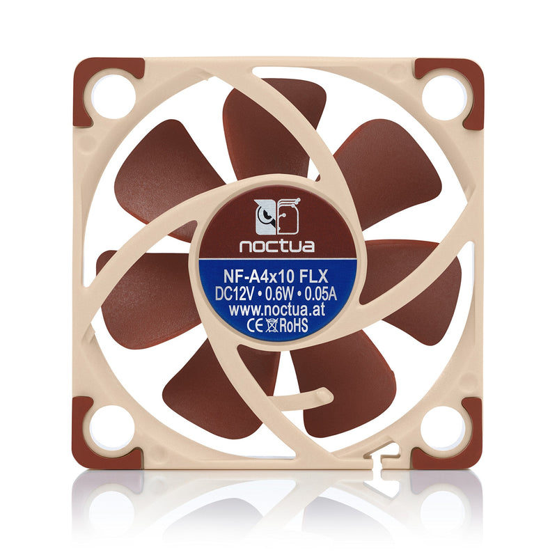  [AUSTRALIA] - Noctua NF-A4x10 FLX, quiet premium fan, 3-pin (40x10mm, brown) 40x40x10 mm 12 V