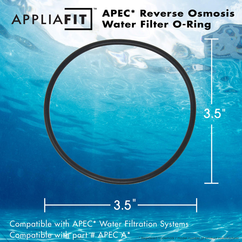  [AUSTRALIA] - AppliaFit 6-Pack Reverse Osmosis Water Filter O-Ring Compatible With APEC (Version A) Version A