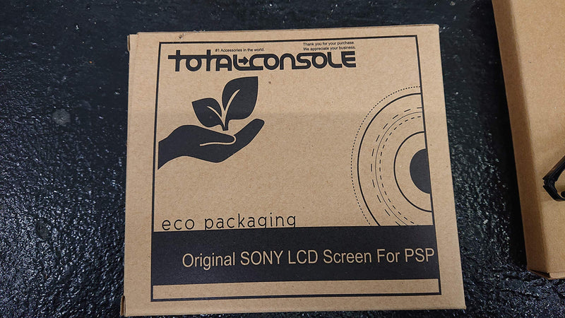 [AUSTRALIA] - TOTALCONSOLE LCD Screen Replacement for PSP 1000 1001 Series w/Backlight & Cushion Gasket Sony OEM Original , Silver (TC-95222)