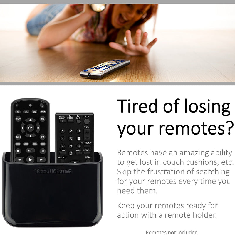 TotalMount Universal Remote Holders (Quantity 2 - Two Remotes per Holder) - LeoForward Australia