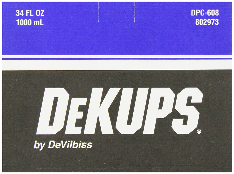  [AUSTRALIA] - DeVilbiss DPC608 Reusable Frame and Lid - 34 fl. oz. Capacity, (Pack of 2)