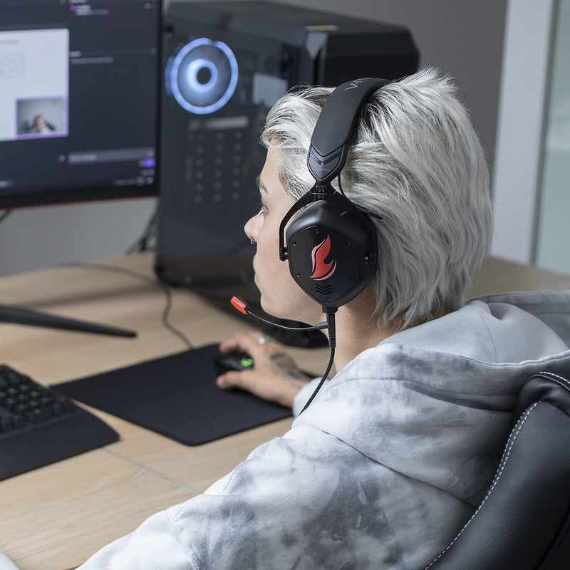  [AUSTRALIA] - V-MODA Boom Pro X Microphone for Communication, Remote Working and Gaming (BOOMPRO X), Black