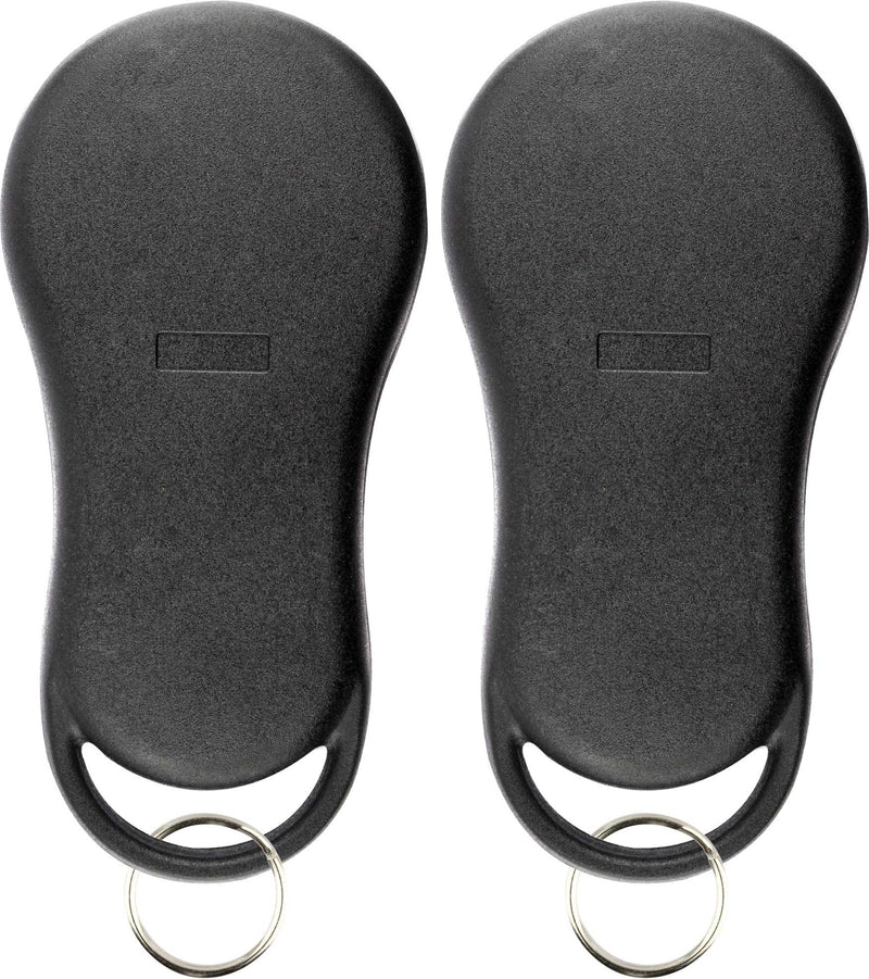  [AUSTRALIA] - KeylessOption Keyless Entry Remote Control Car Key Fob Replacement for GQ43VT17T, 04686481 (Pack of 2)