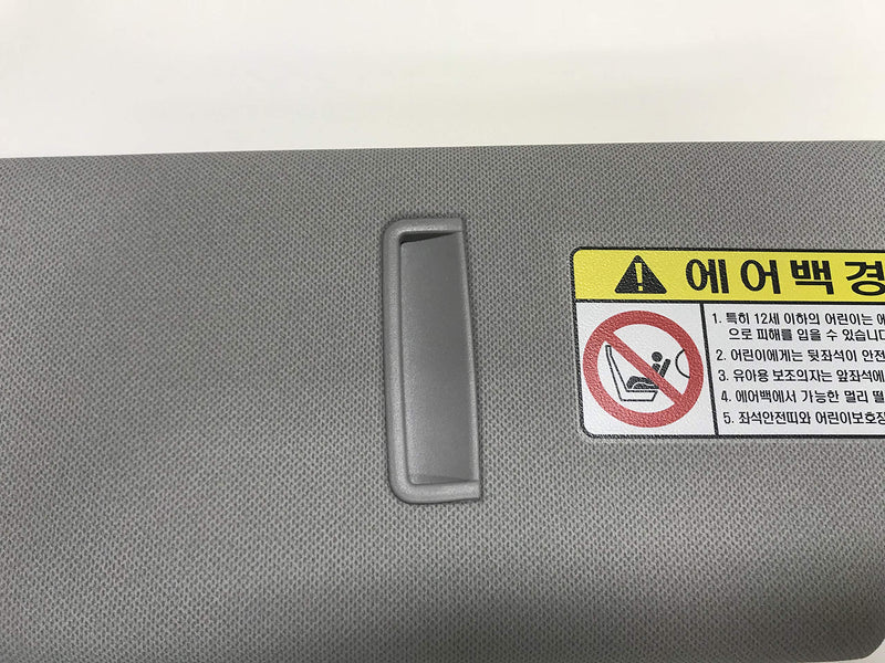  [AUSTRALIA] - Hyundai Motors OEM Genuine 852103X000TX Gray Driver Left Inside Sun Visor 1-pc For 2011 ~ 2014 Hyundai Elantra : Avante MD