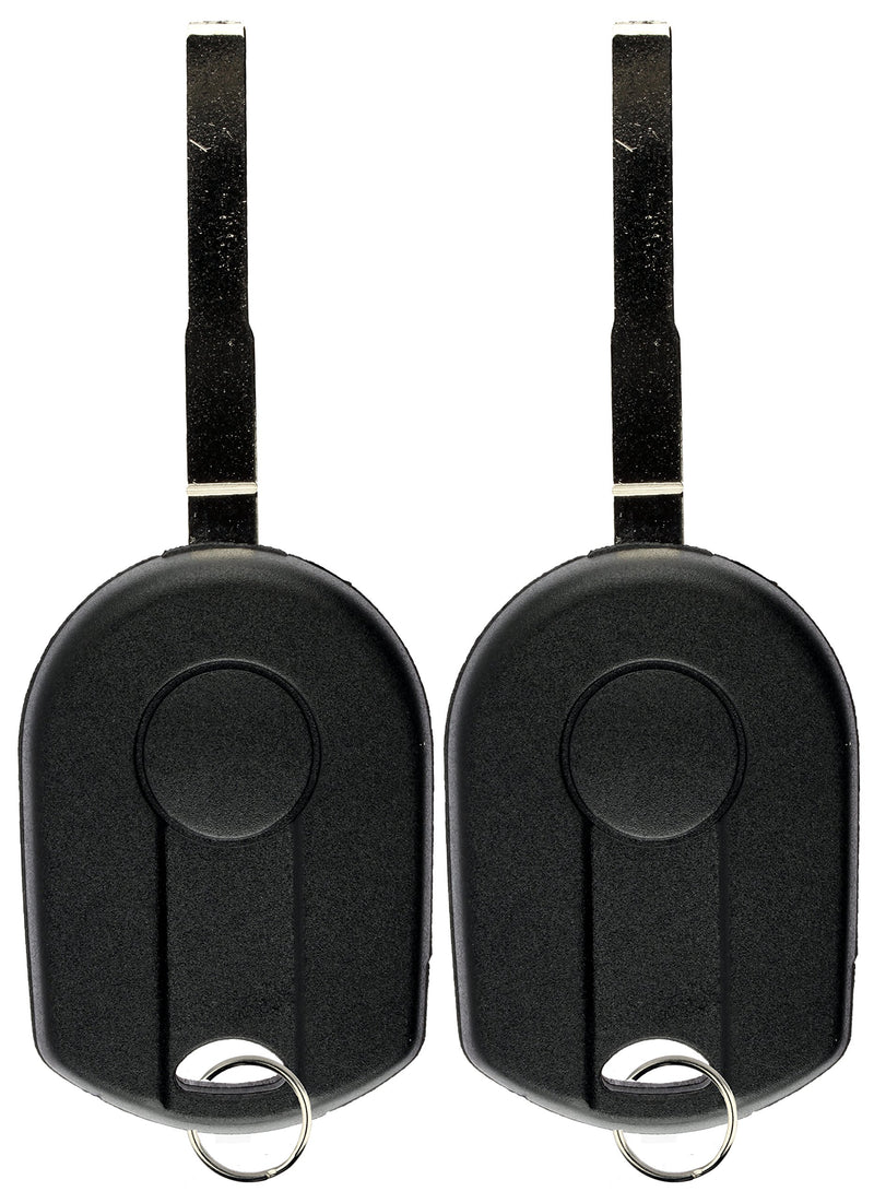  [AUSTRALIA] - KeylessOption Keyless Entry Remote Car Uncut High Security Key Fob for 164-R8007 Ford Focus Transit Connect Escape (Pack of 2)