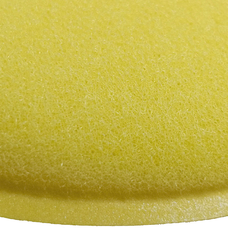  [AUSTRALIA] - Polyte Foam Detailing Applicator Pad (Yellow, 8 Pack, 4.3 in)