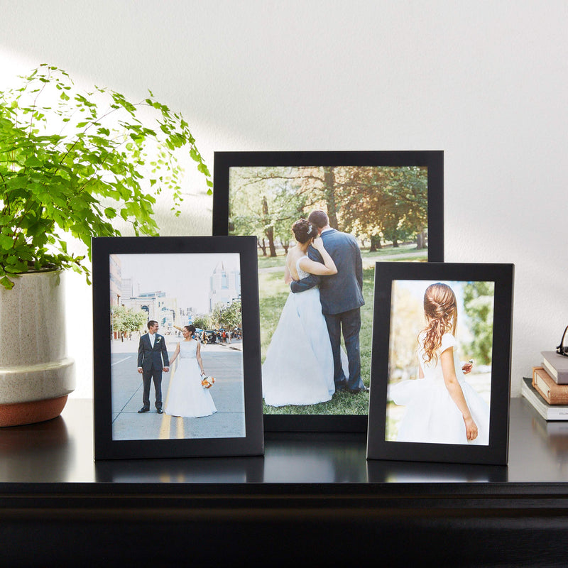  [AUSTRALIA] - Lawrence Frames Black 4 by 6 Metal Picture Frame 4x6