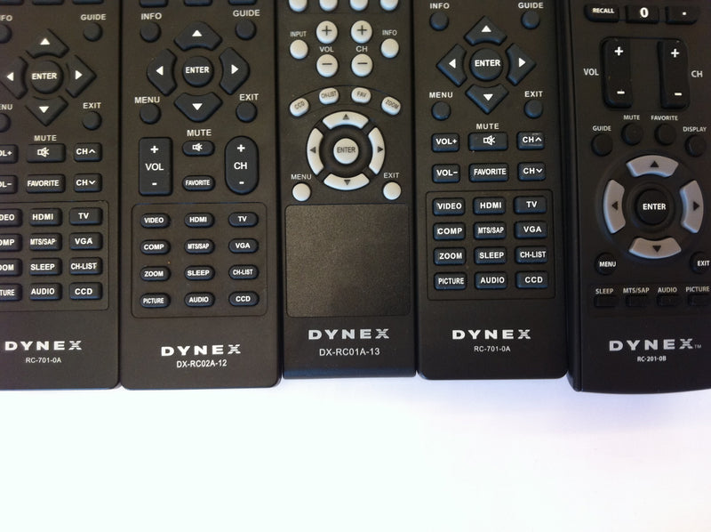 New BBY DYNEX brand remote DX-RC01A-12 DX-RC02A-12 sub RC-701-0A; RC-201-0B; DX-RC01A-13; DX-RC01A-12 remote - LeoForward Australia