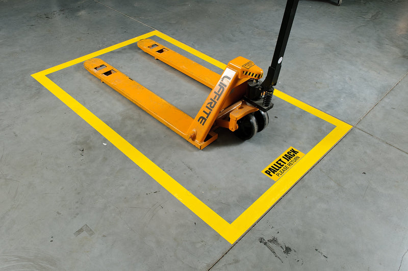  [AUSTRALIA] - Brady ToughStripe Floor Marking Tape - Yellow, Non-Abrasive Tape - 2" Width, 100' Length - 104312 100 Feet 2 inches 1