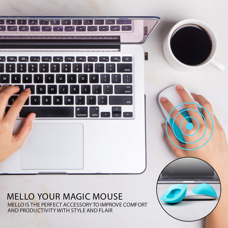 Mello Silicone Cushion Compatible with Apple Magic Mouse 1 & 2 (Glacier Blue) Glacier Blue - LeoForward Australia