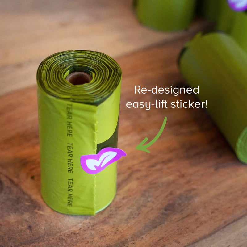 Earth Rated Dog Poop Bags, Extra Thick and Strong Poop Bags for Dogs, Guaranteed Leak-proof, 15 Doggy Bags Per Roll, Each Dog Poop Bag Measures 9 x 13 Inches 270 Bags, 18 Rolls Lavender-Scented - LeoForward Australia