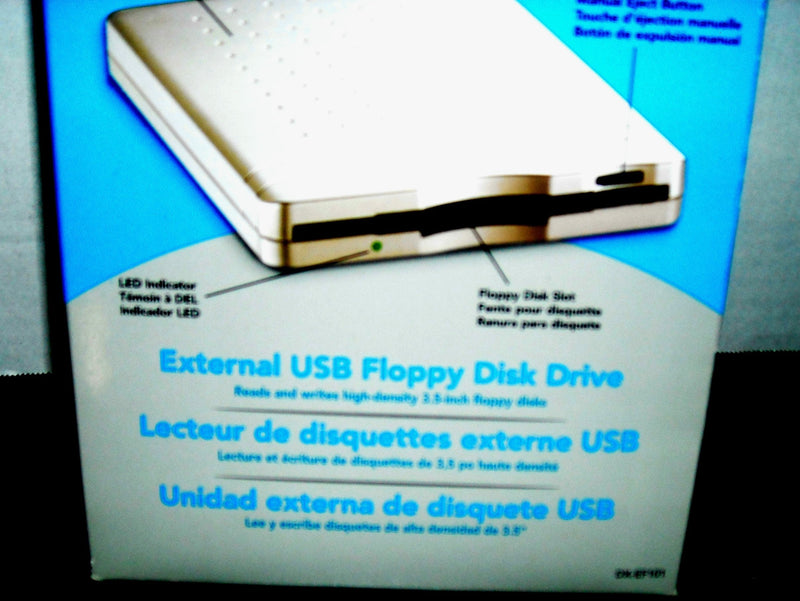  [AUSTRALIA] - Dynex External USB Floppy Disk Drive DX-EF101 (1.44MB)