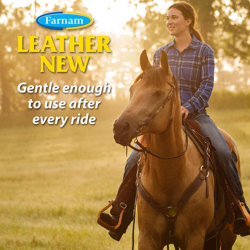  [AUSTRALIA] - Farnam Leather New Easy-Polishing Glycerine Saddle Soap and Leather Cleaner, 16 Ounces