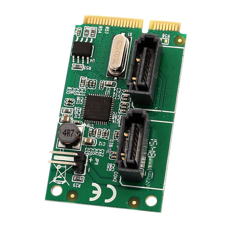 [AUSTRALIA] - 2 Port Mini PCIe to SATA III Controller Card AsMedia ASM1061 Chipset