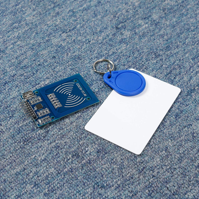  [AUSTRALIA] - SunFounder Reader Module Kit Mifare RC522 Reader Module with S50 White Card and Key Ring Compatible with Arduino Raspberry Pi
