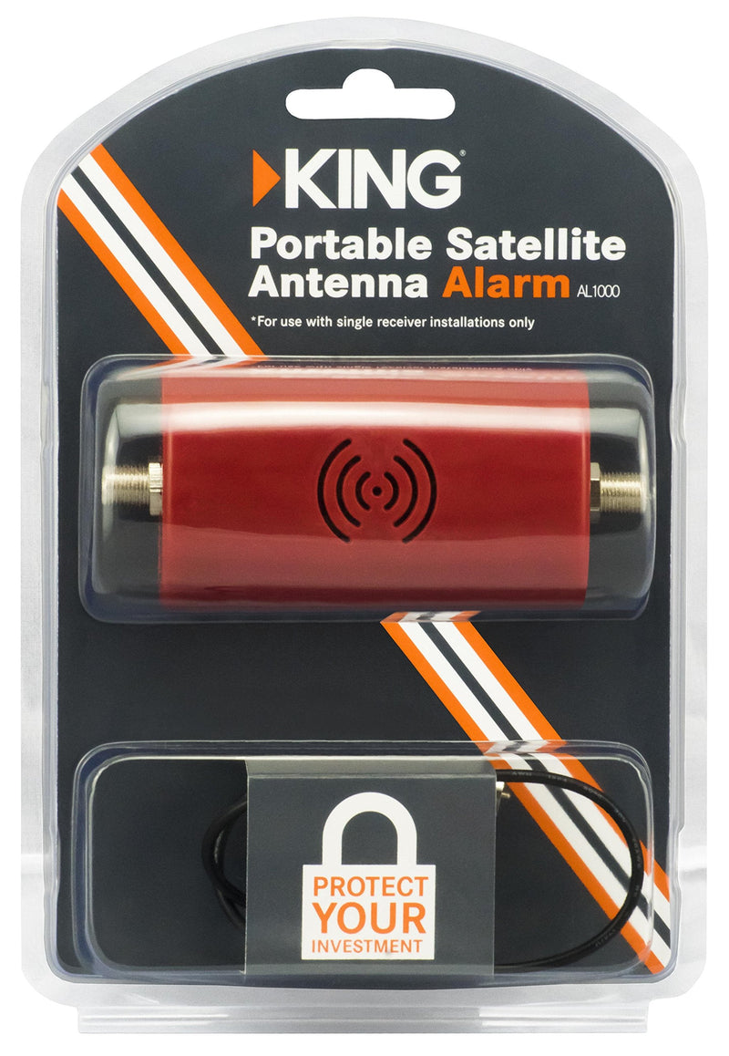  [AUSTRALIA] - KING AL1000 Portable Satellite Antenna Alarm, Red