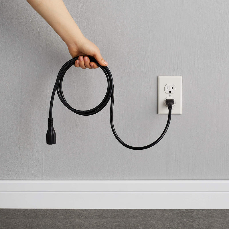  [AUSTRALIA] - Amazon Basics 6-Foot Extension Cord - 13 Amps, 125V - Black Single