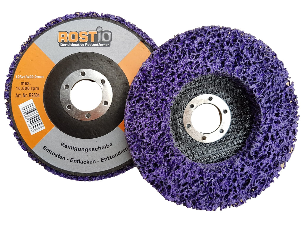  [AUSTRALIA] - 2 x Rostio CSD disc 125 mm purple | purple for angle grinders | Flex | Cleaning disc | 2 pieces