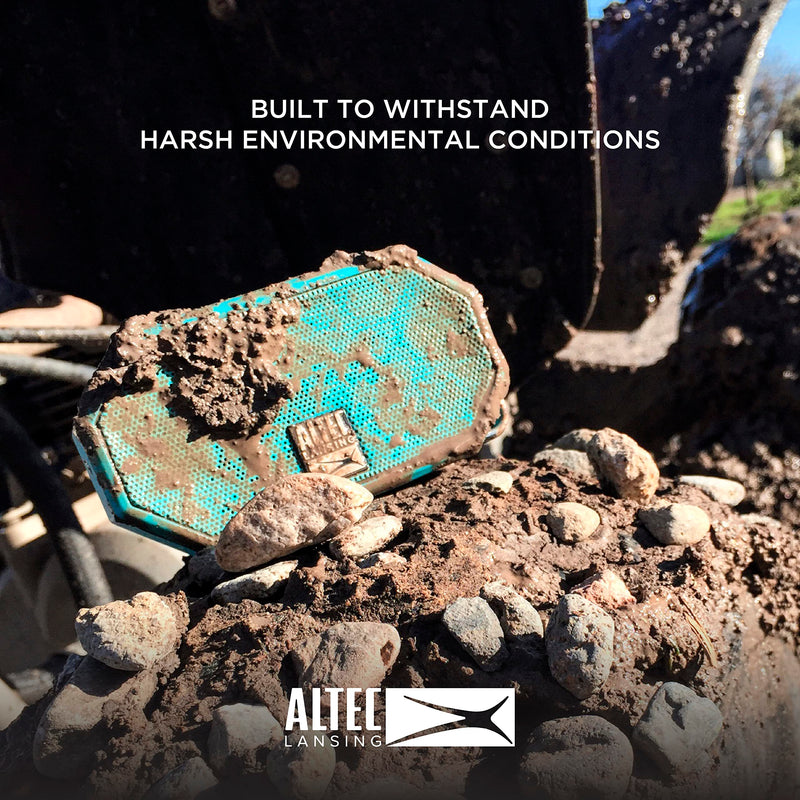  [AUSTRALIA] - Altec Lansing Mini H2O - Waterproof Bluetooth Speaker, IP67 Certified & Floats in Water, Compact & Portable Speaker for Hiking, Camping, Pool, and Beach Black
