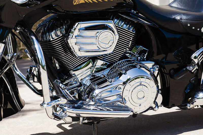  [AUSTRALIA] - Kuryakyn 5710 Motorcycle Accent Accessory: Aztec Dipstick for 2014-18 Indian Motorcycles, Chrome