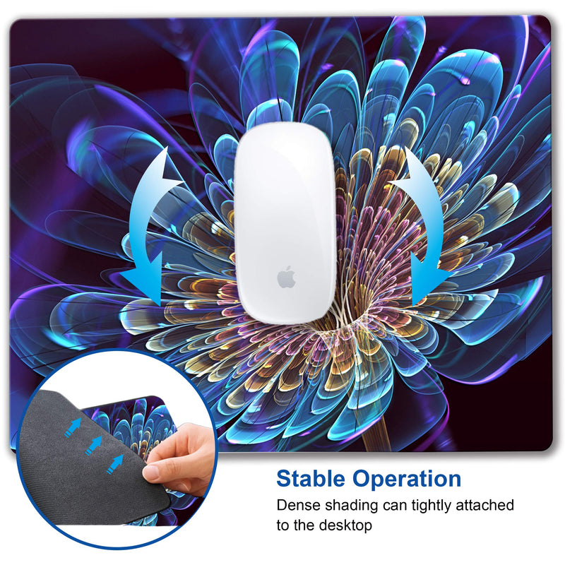  [AUSTRALIA] - Shalysong 3D Flowers Mouse pad Computer Mouse pad with Design Personalized Mouse pad for Laptop Computer Office Decoration Accessories Gift