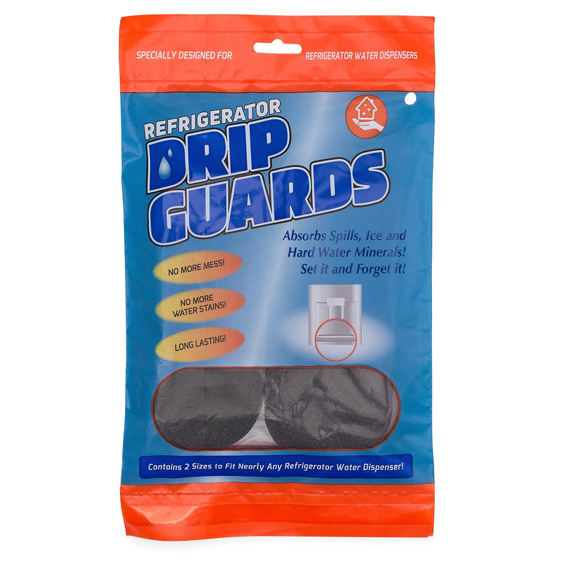 DripGuards Black Refrigerator Sponge – catch leaks from water dispensers and ice machines (2 Pack) - LeoForward Australia