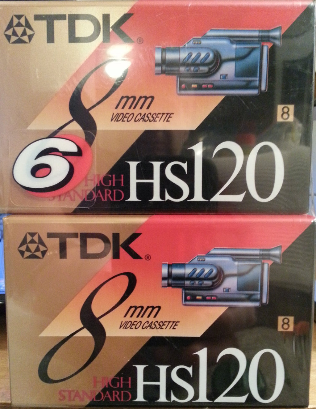  [AUSTRALIA] - TDK 8mm Video Cassette HS 120 6 pack