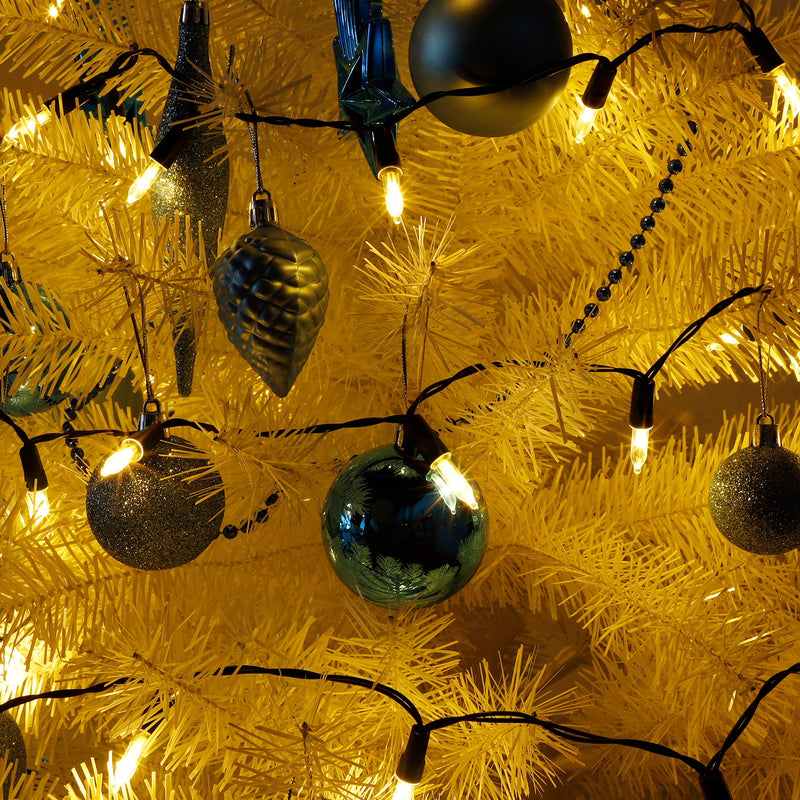  [AUSTRALIA] - Joliyoou 50 LED Christmas Mini String Lights, 16 Ft Battery Operated Christmas Mini String Lights with 8 Lighting Modes, Indoor Outdoor Christmas Mini Fairy String Lights (1 Pack, Warm White) 1 Pack