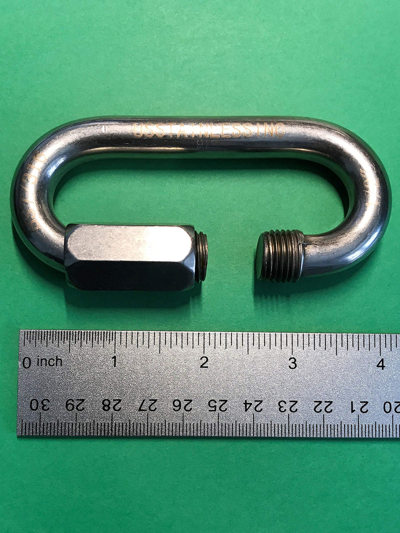  [AUSTRALIA] - Stainless Steel 316 Quick Link 1/2" (12mm) Marine Grade