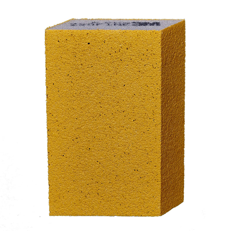  [AUSTRALIA] - 3M SandBlaster Dual Angle Sanding Sponge Gold, 4.5 in. x 2.5 in. x 1 in., 220 Grit, 3/Pack