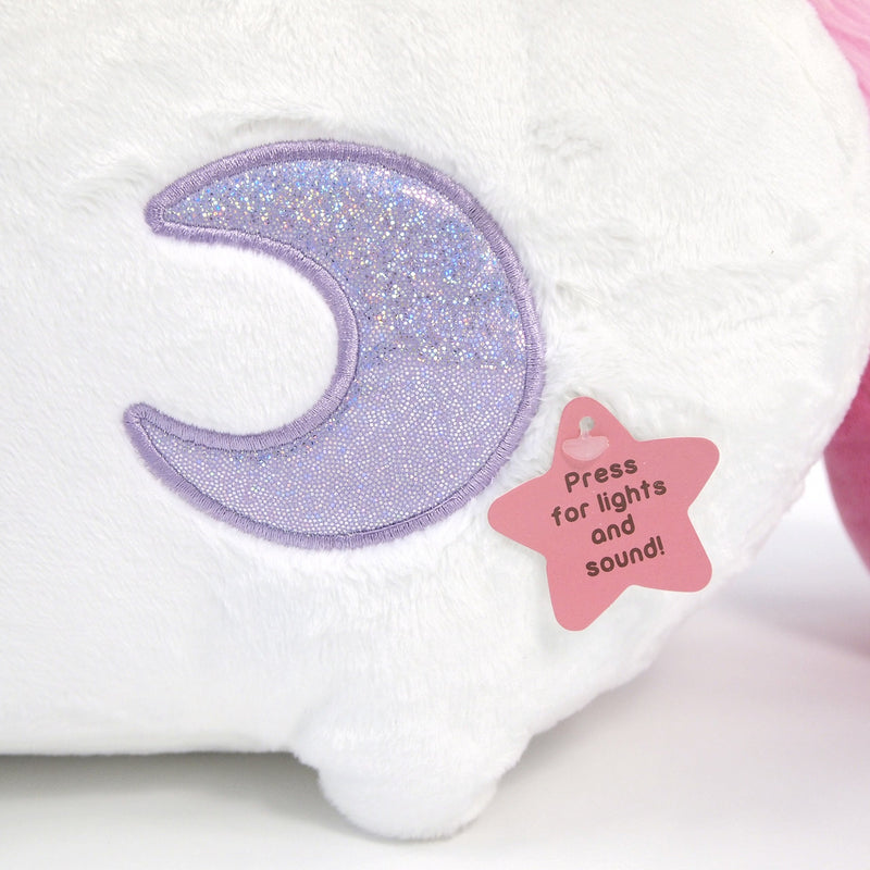 GUND Pusheen Super Pusheenicorn Unicorn Sound and Lights Plush Stuffed Animal, White, 17" - LeoForward Australia