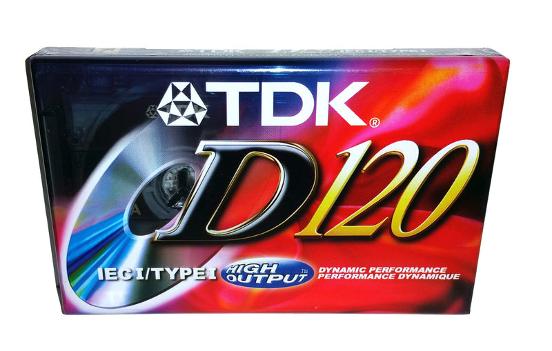  [AUSTRALIA] - TDK Dynamic Performance D120 High Output IEC I / Type I - 3 Pack Audio Cassette Tapes