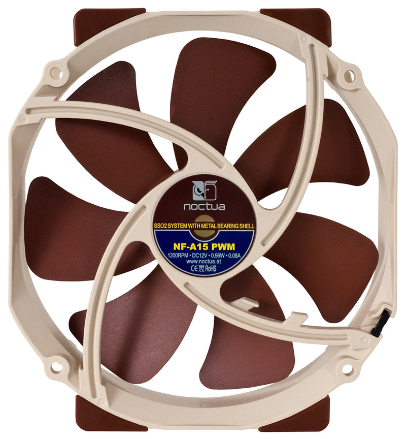  [AUSTRALIA] - Noctua NF-A15 PWM, Premium Quiet Fan, 4-Pin (140mm, Brown)