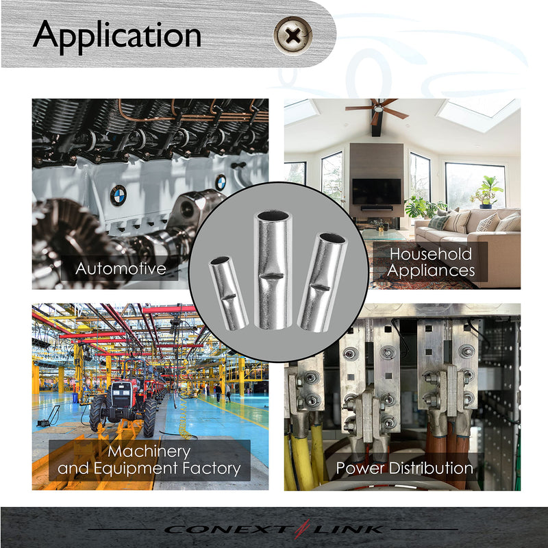 Conext Link BCU-Y50 Uninsulated Butt Connector 50 Pack (12-10 Gauge) 12-10 Gauge - LeoForward Australia