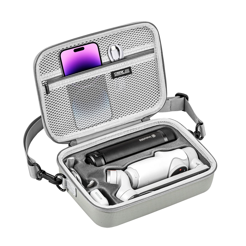  [AUSTRALIA] - Tomat Carrying Case for Insta360 Flow Accessories, Hard Shell Bag Travel Case Compatible with Insta360 Flow- AI-Powered Smartphone Stabilizer